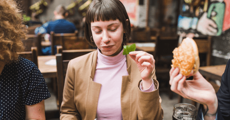 paura di mangiare in pubblico